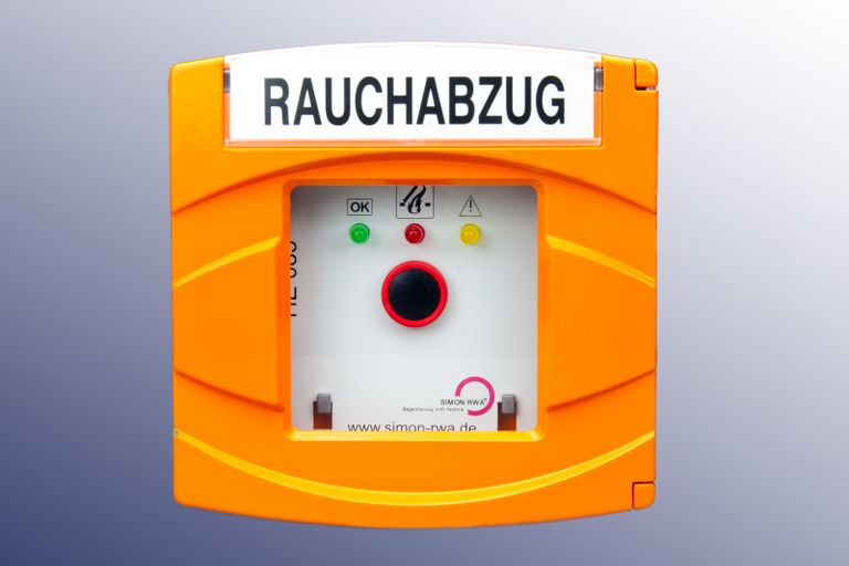Bedientaster einer Rauchabzugsanlage (RWA)